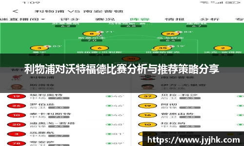 利物浦对沃特福德比赛分析与推荐策略分享
